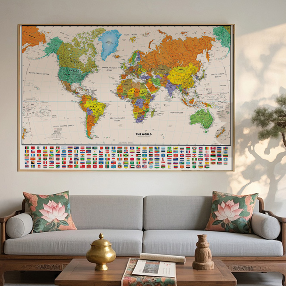 Star Map Poster - Lukisan Poster Seni Dinding Tanpa Bingkai