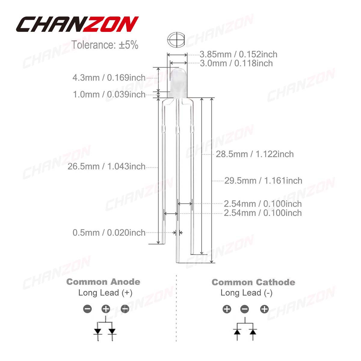 Bicolor 3 Mm Lampu LED Diode P - Science And Hobby ulasan dan harga