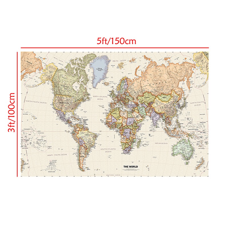 Poster Gantung Antik Peta Duni - Star Map Poster ulasan dan harga